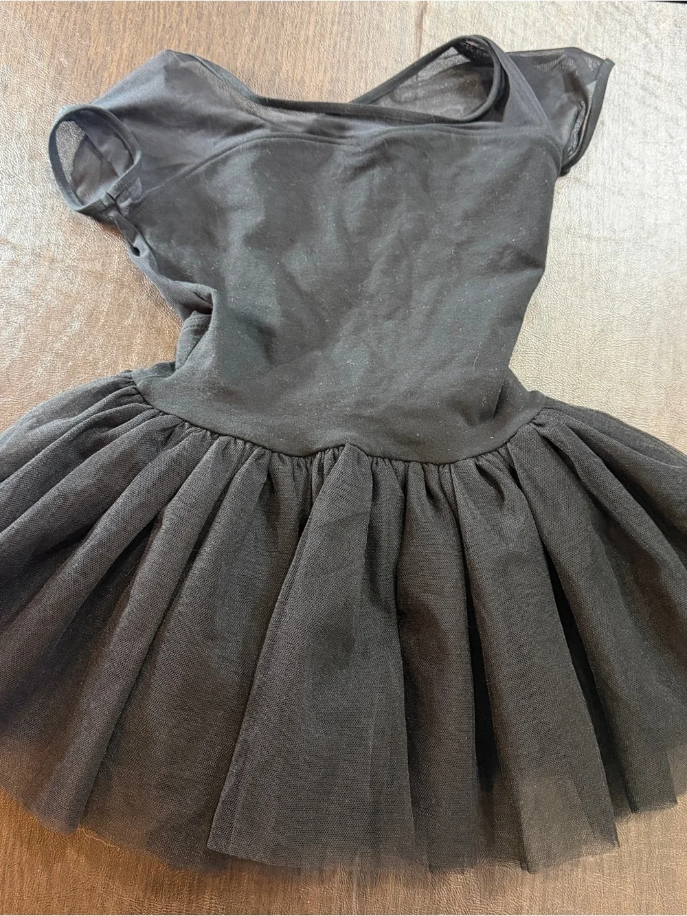 Capezio Girls Keyhole Back Tulle Ballet Costume Dress Sz M